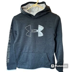 Under Armour Pullover Hoodie Sweatshirt Loose Fit Unisex Youth XL EUC
